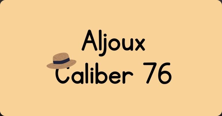 Aljoux Caliber 76: